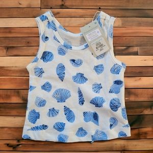 NWT! Kids Seashell Tank